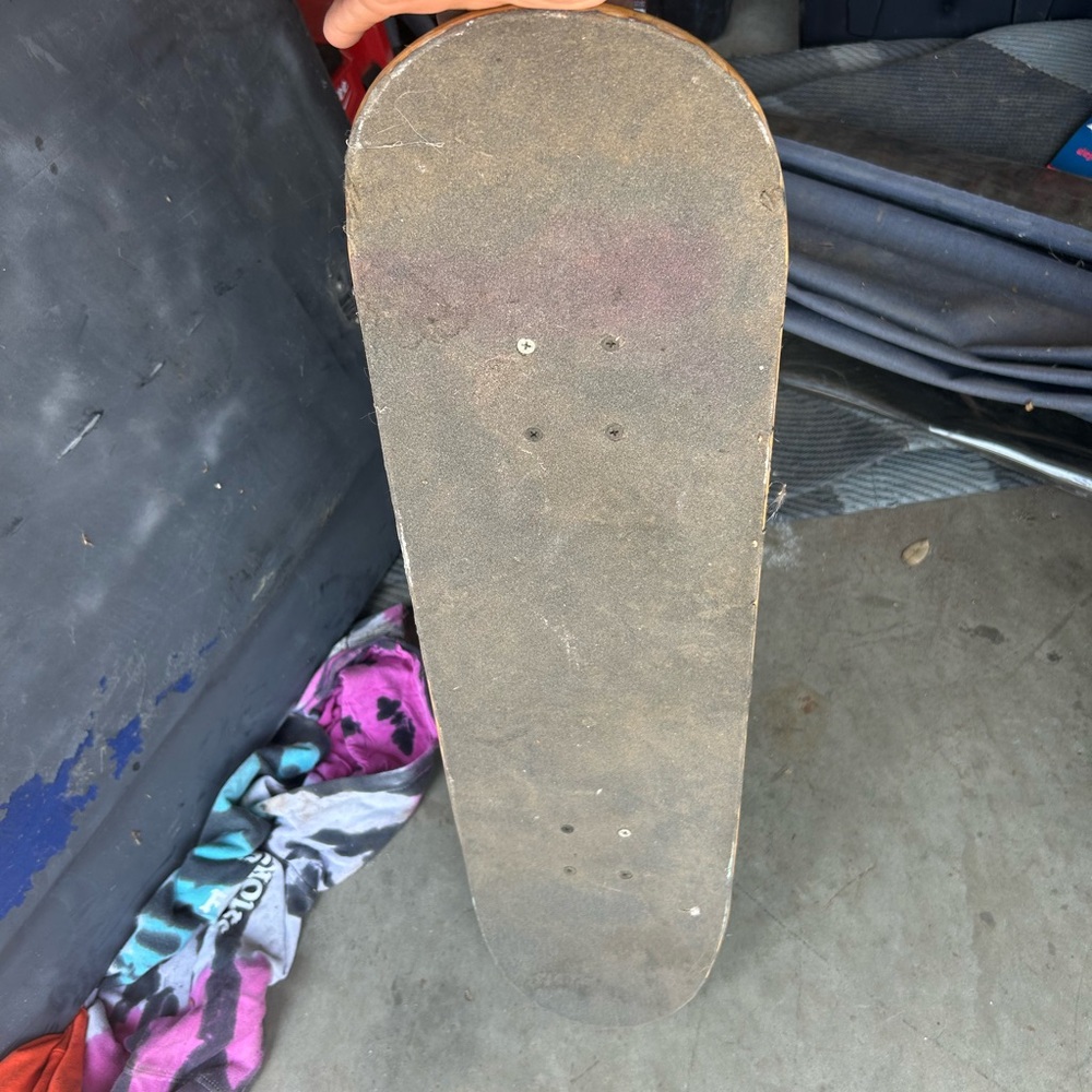 Classic Brown Skateboard Deck